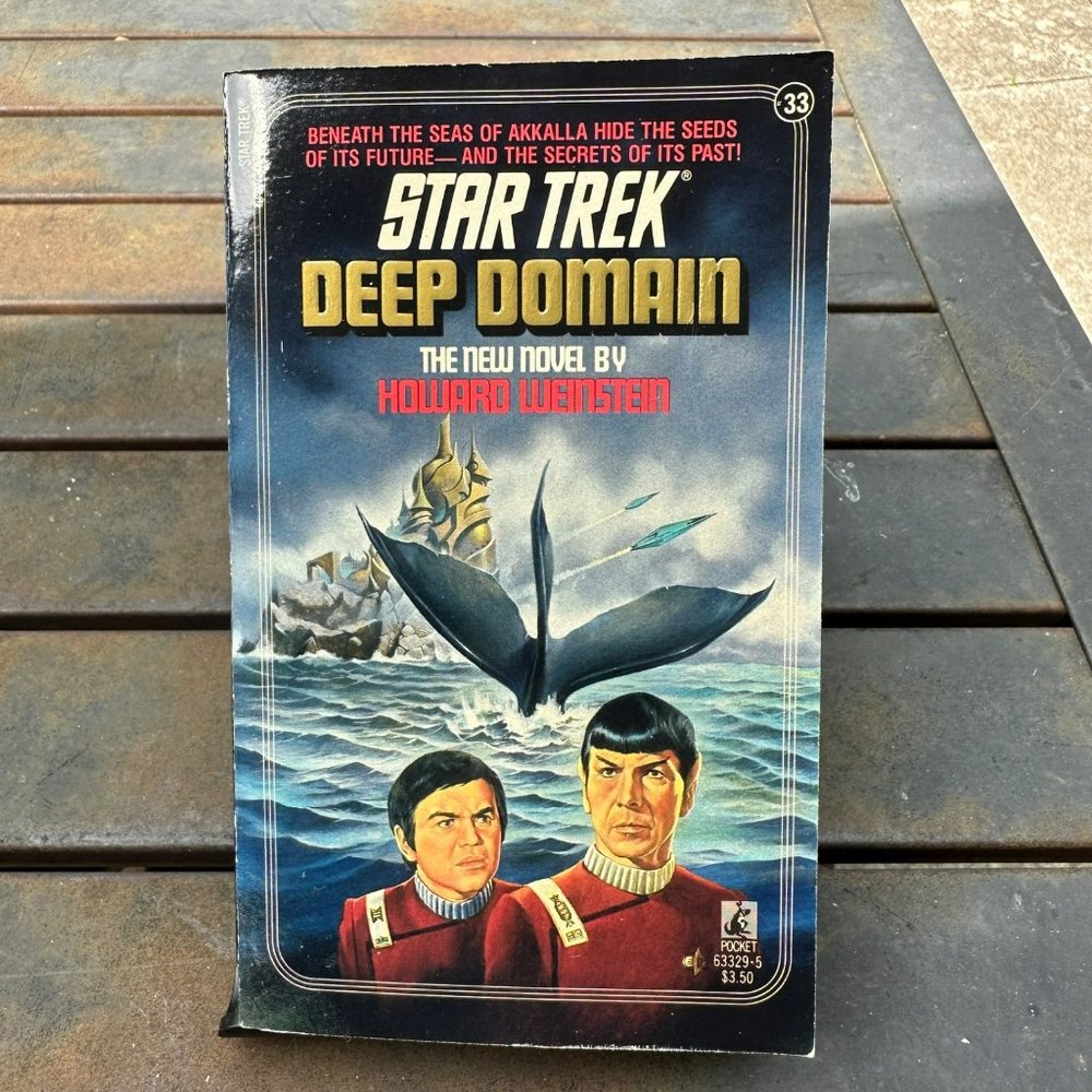 Star Trek - Deep Domain Paperback Book - 1st Printing - 1987